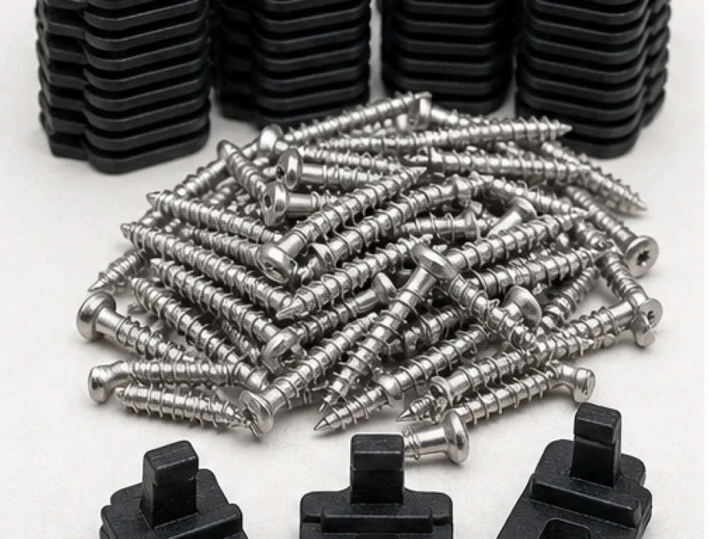 RVS bevestigingsset 100 stuks